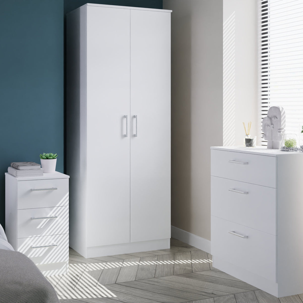 Destiny Bedroom Set - White