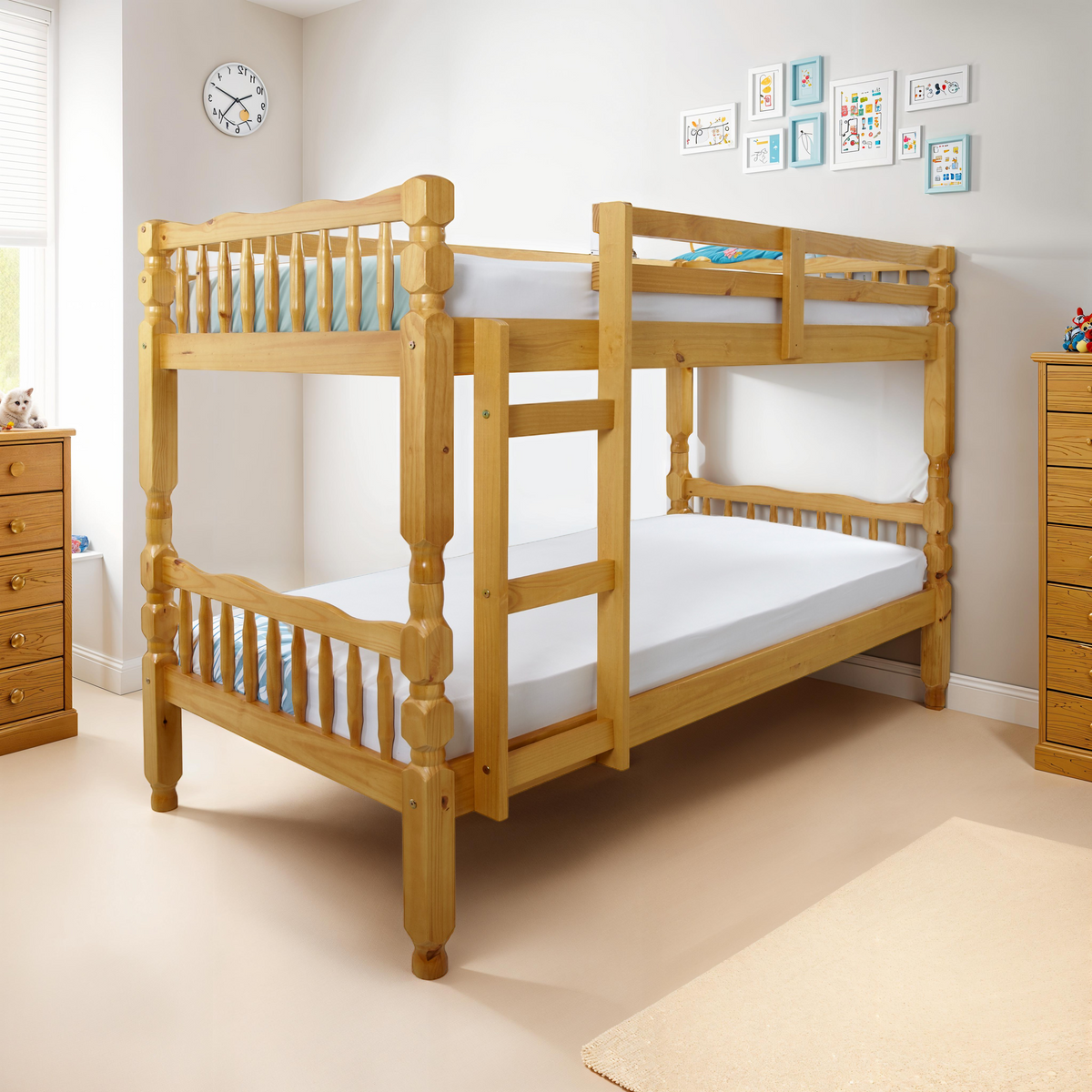 Melisa Wooden Bunk Bed