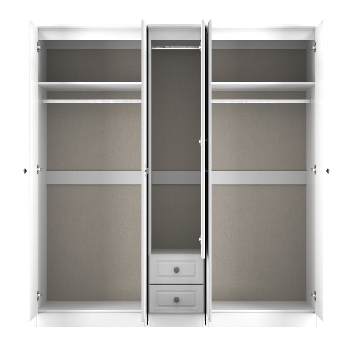 Pembroke 5 Door 2 Drawer Wardrobe