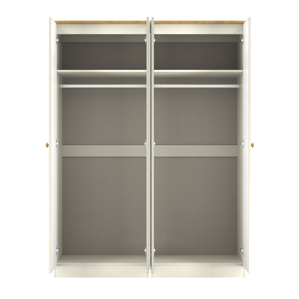 Warwick 4 Door 2 Mirror Wardrobe