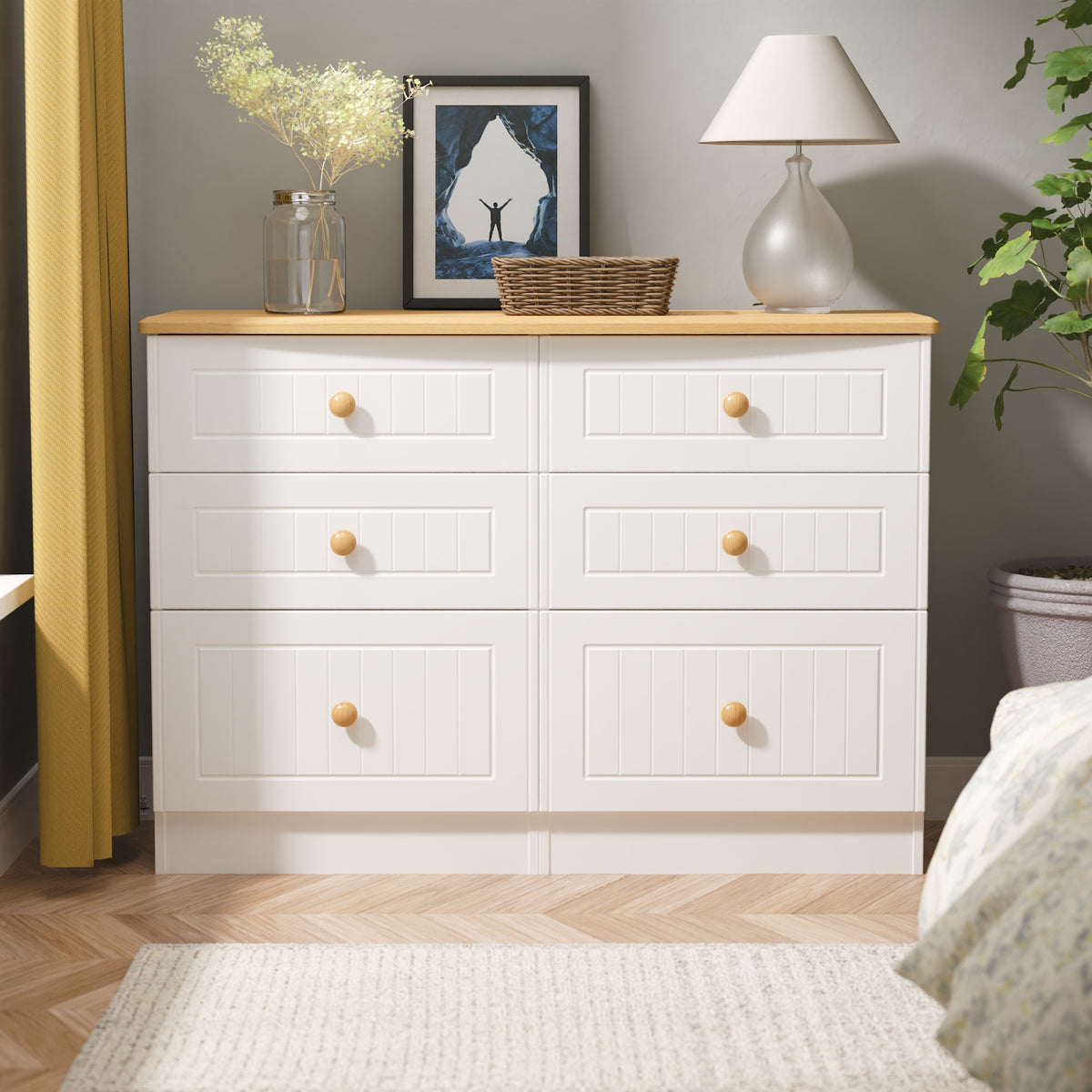 Warwick 6 Drawer Midi Chest