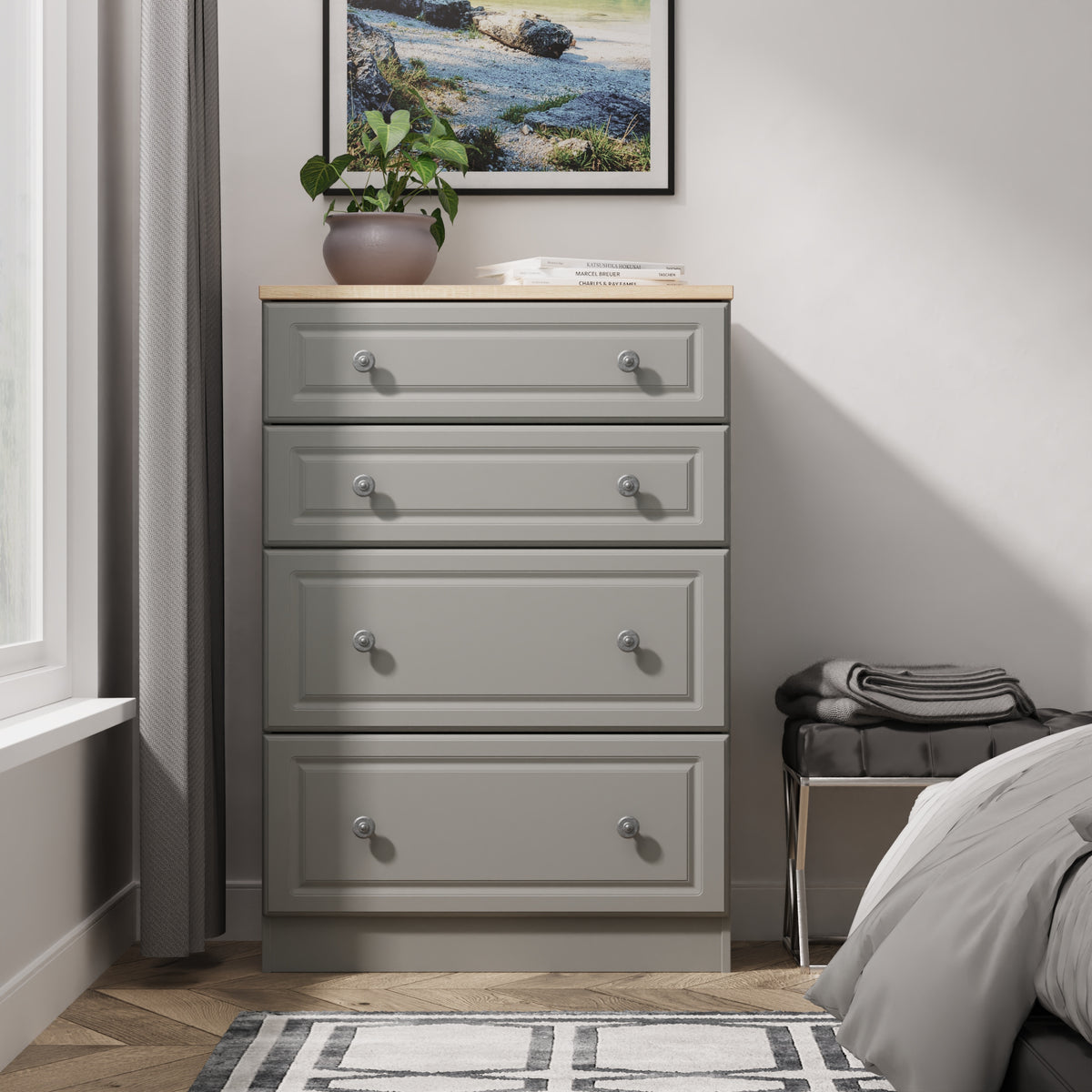 Norfolk 4 Drawer Deep Chest