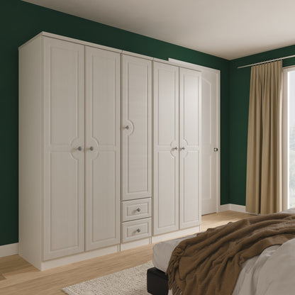 Pembroke 5 Door 2 Drawer Wardrobe