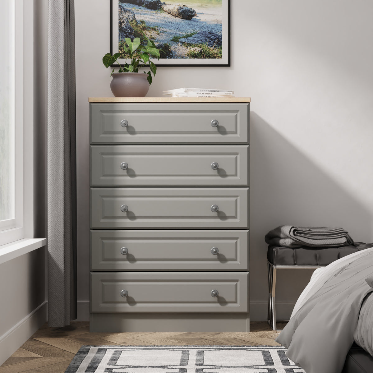 Norfolk 5 Drawer Chest