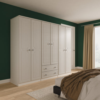 Pembroke 6 Door 2 Drawer Wardrobe