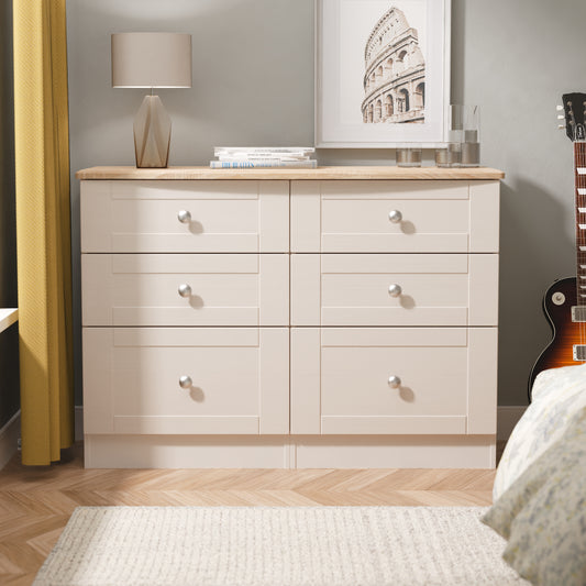Sussex 6 Drawer Midi Chest