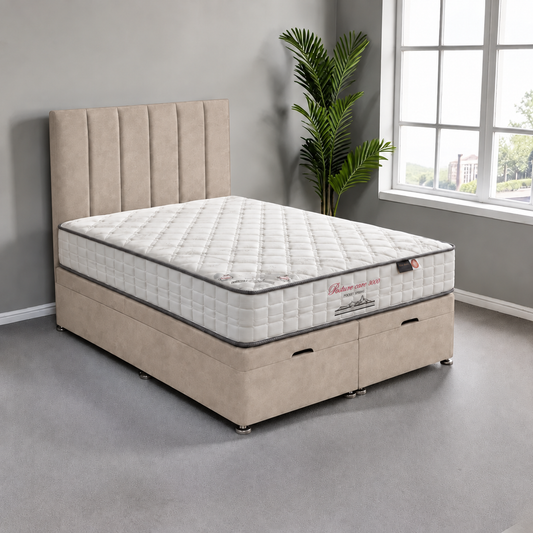 Canterbury Storage Bed & Posturecare Mattress Set