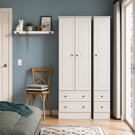 Pembroke Triple 2 Drawer + Drawer Robe