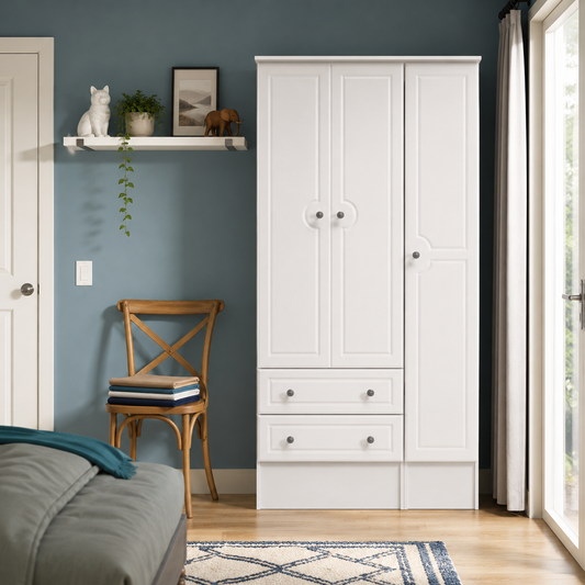 Pembroke Triple 2 Drawer Robe