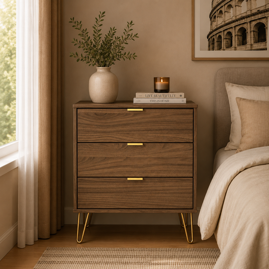 Hong Kong 3 Drawer Midi Chest