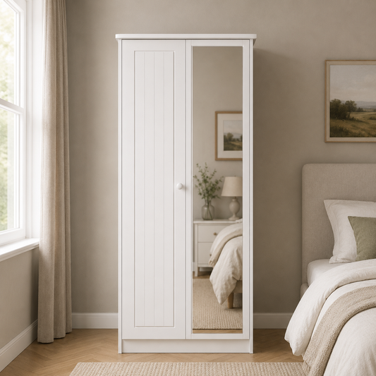Warwick 2ft 6in Mirror Robe