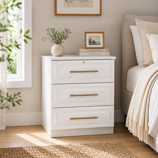 Faye 3 Drawer Locker with Lock