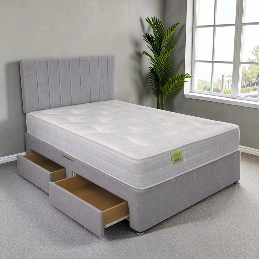 PROMO - Jubilee Pocket Divan Bed & Dartford Headboard