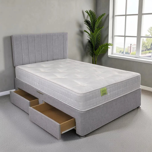 PROMO - Jubilee Pocket Divan Bed & Dartford Headboard