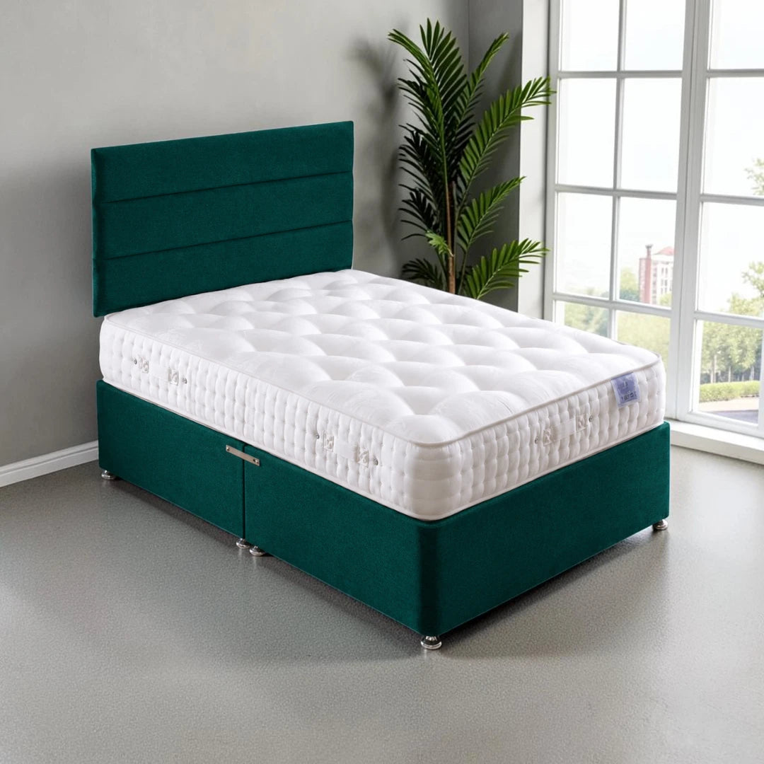 Silver 2000 Pocket Intelligent Fibre Divan Bed