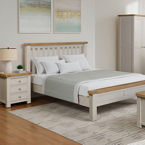 Doune Painted Oak Bed