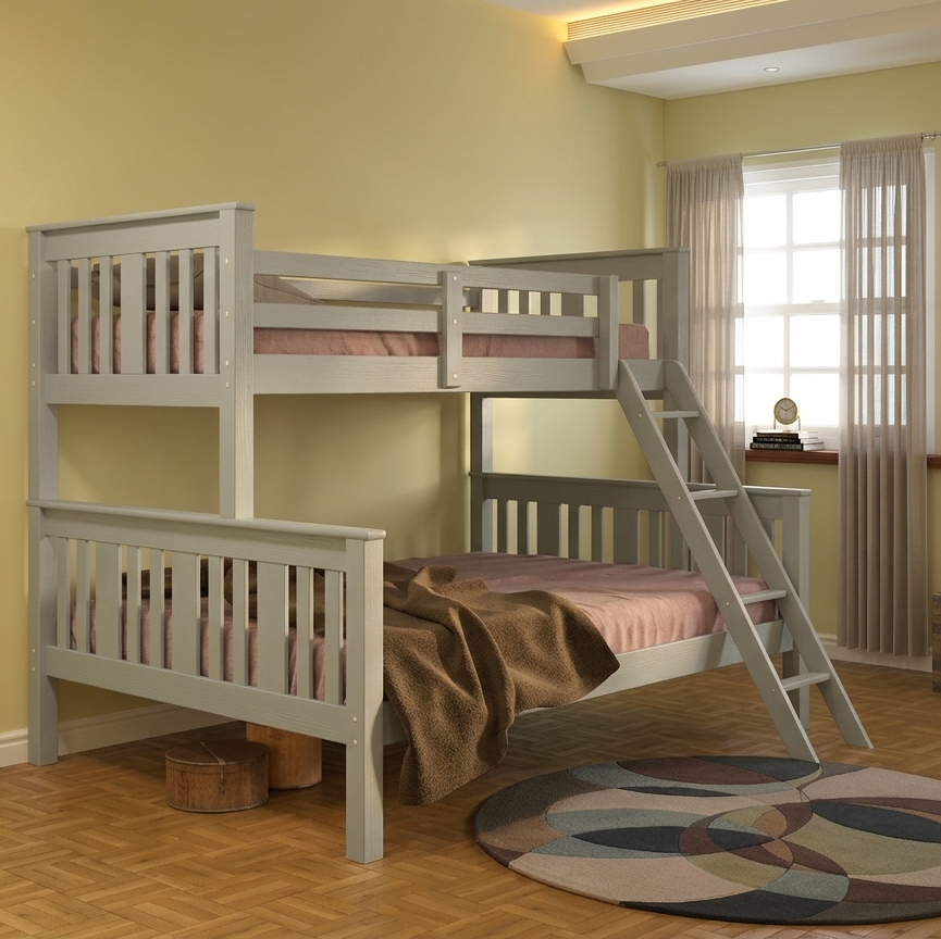 Wooden Triple Bunk Bed