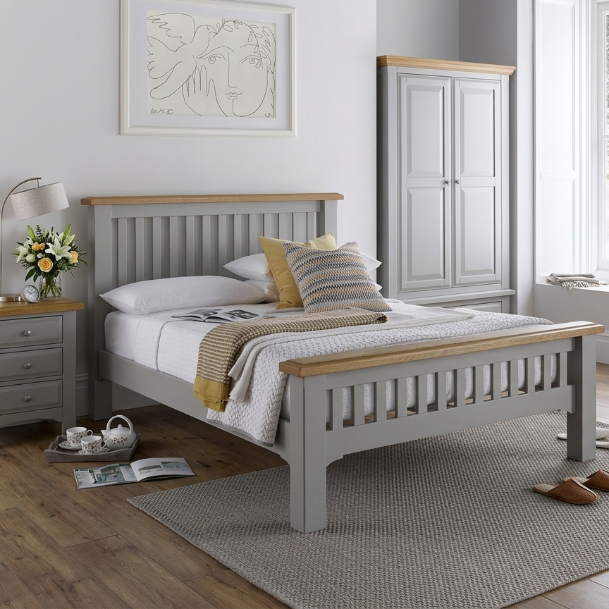 Eden Solid Oak Bed
