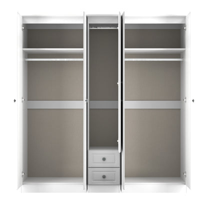Pembroke 5 Door 2 Drawer Wardrobe