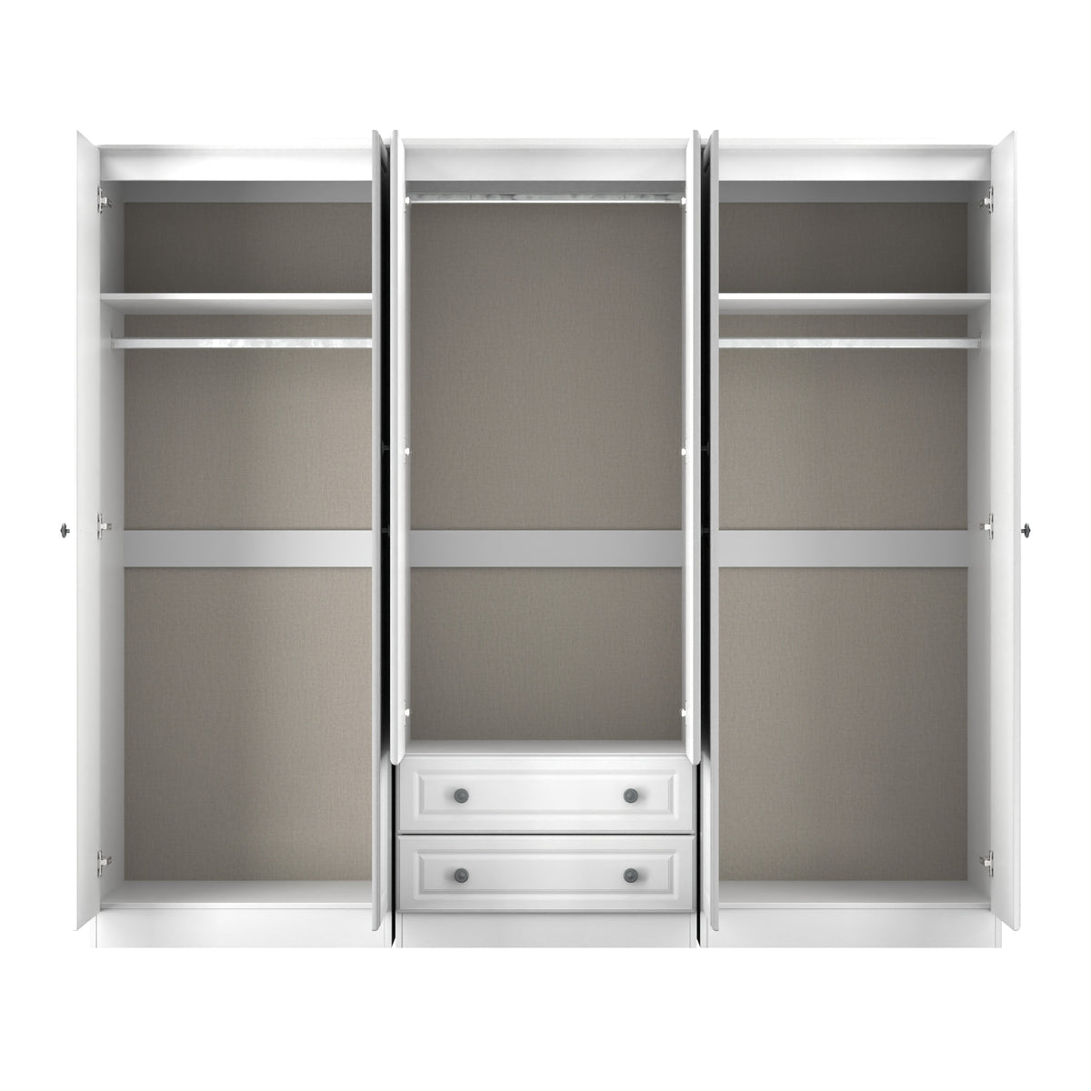 Pembroke 6 Door 2 Drawer Wardrobe