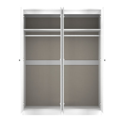 Pembroke 4 Door 2 Mirror Wardrobe