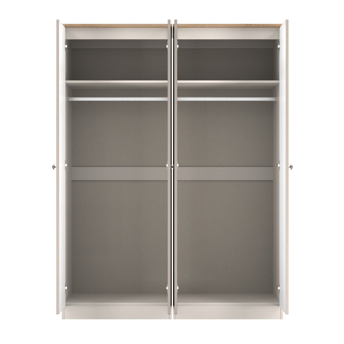 Sussex Tall 4 Door Mirror Robe