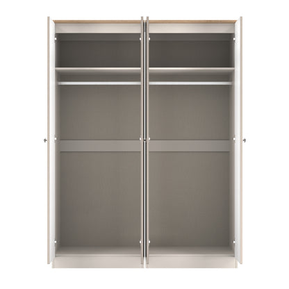 Sussex Tall 4 Door Mirror Robe