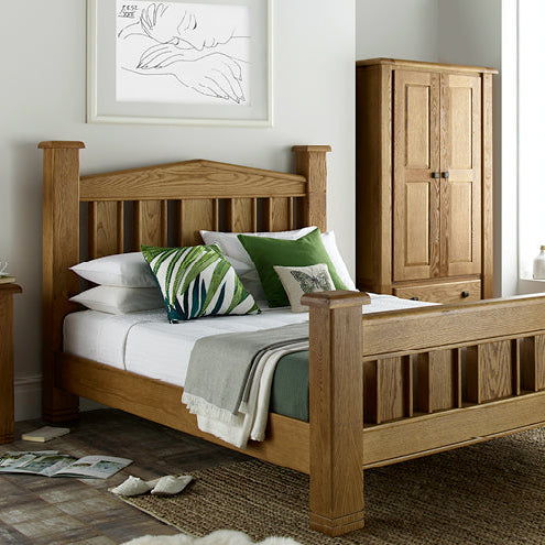 Vermont Solid Oak Bed