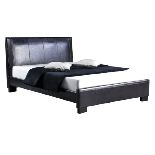 Real Leather Bed