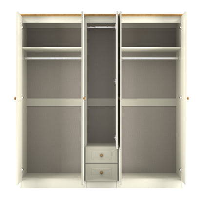 Warwick 5 Door 2 Drawer Wardrobe