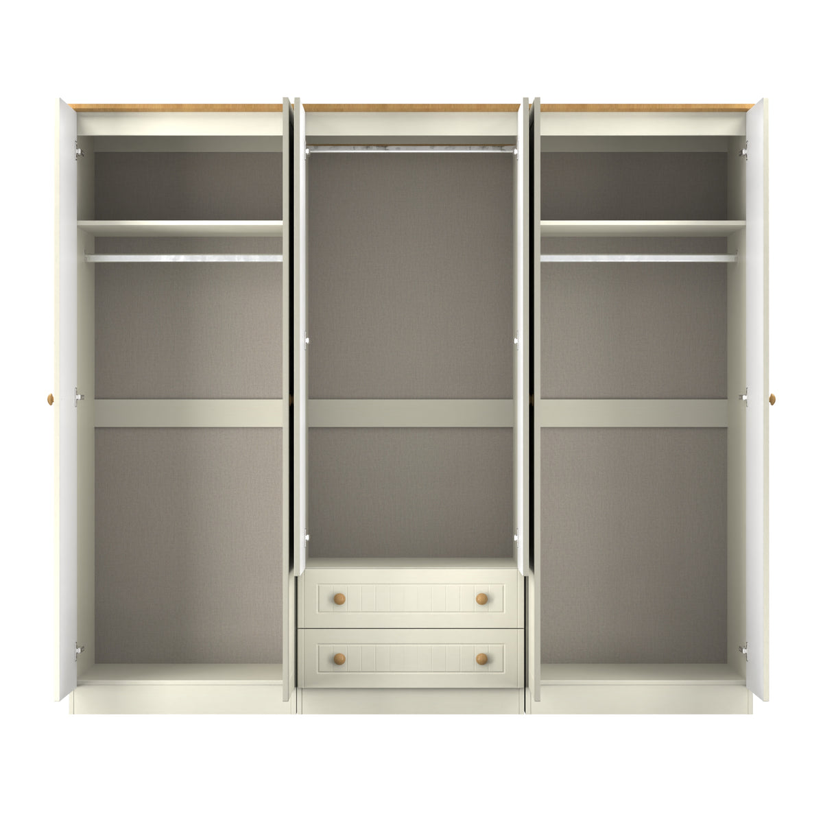 Warwick 6 Door 2 Drawer Wardrobe
