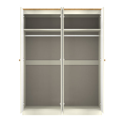 Warwick 4 Door 2 Mirror Wardrobe