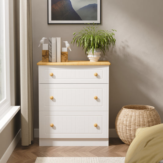 Warwick 3 Drawer Deep Chest