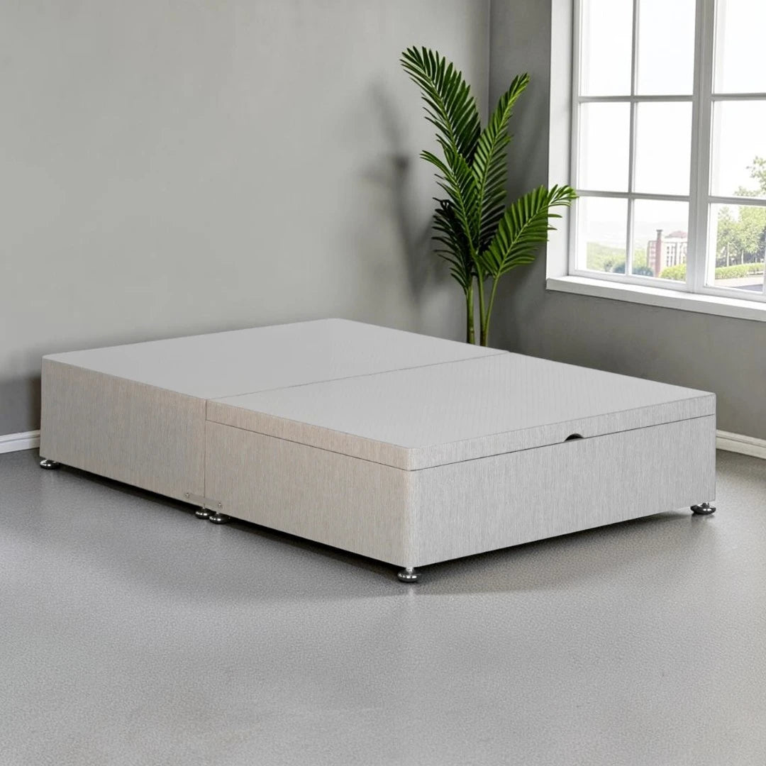 Half End Ottoman Storage Divan Bed